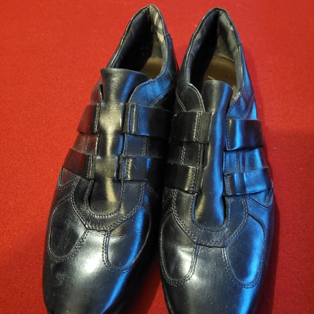 Bacco Bucci Men's Black Leather Shoes